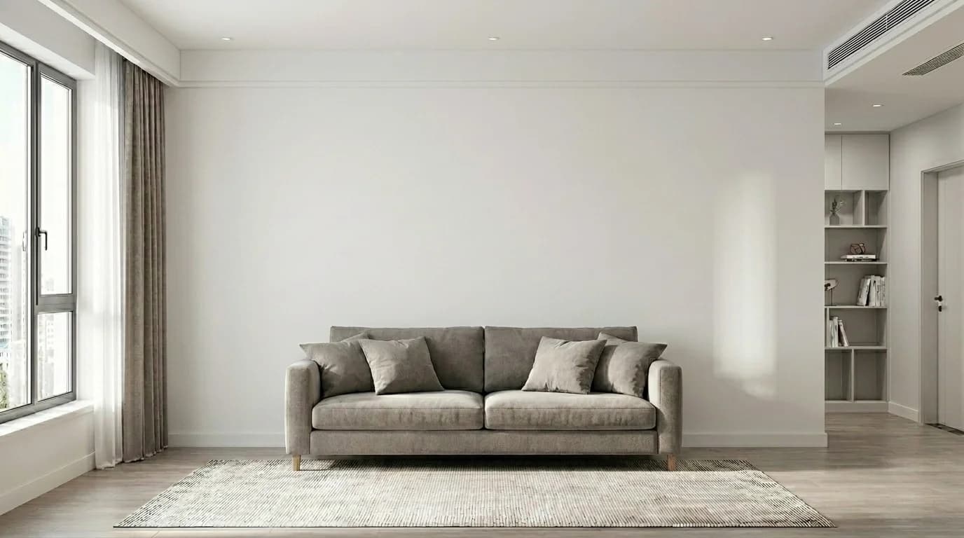 Wallpapering before renovation