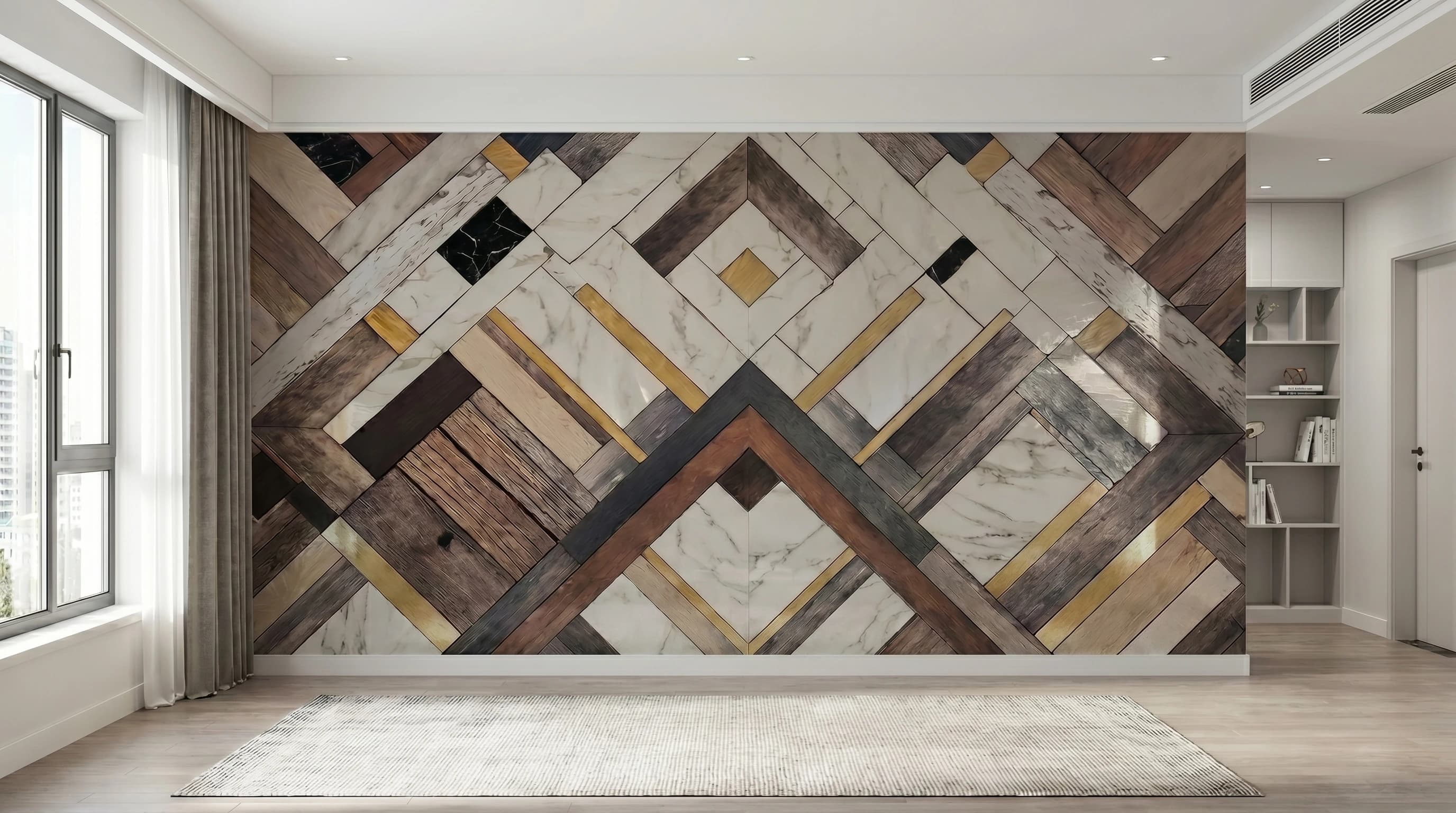 Wallpapering primary view